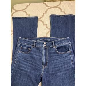 American Eagle Outfitters Dark Blue Flare Jeans